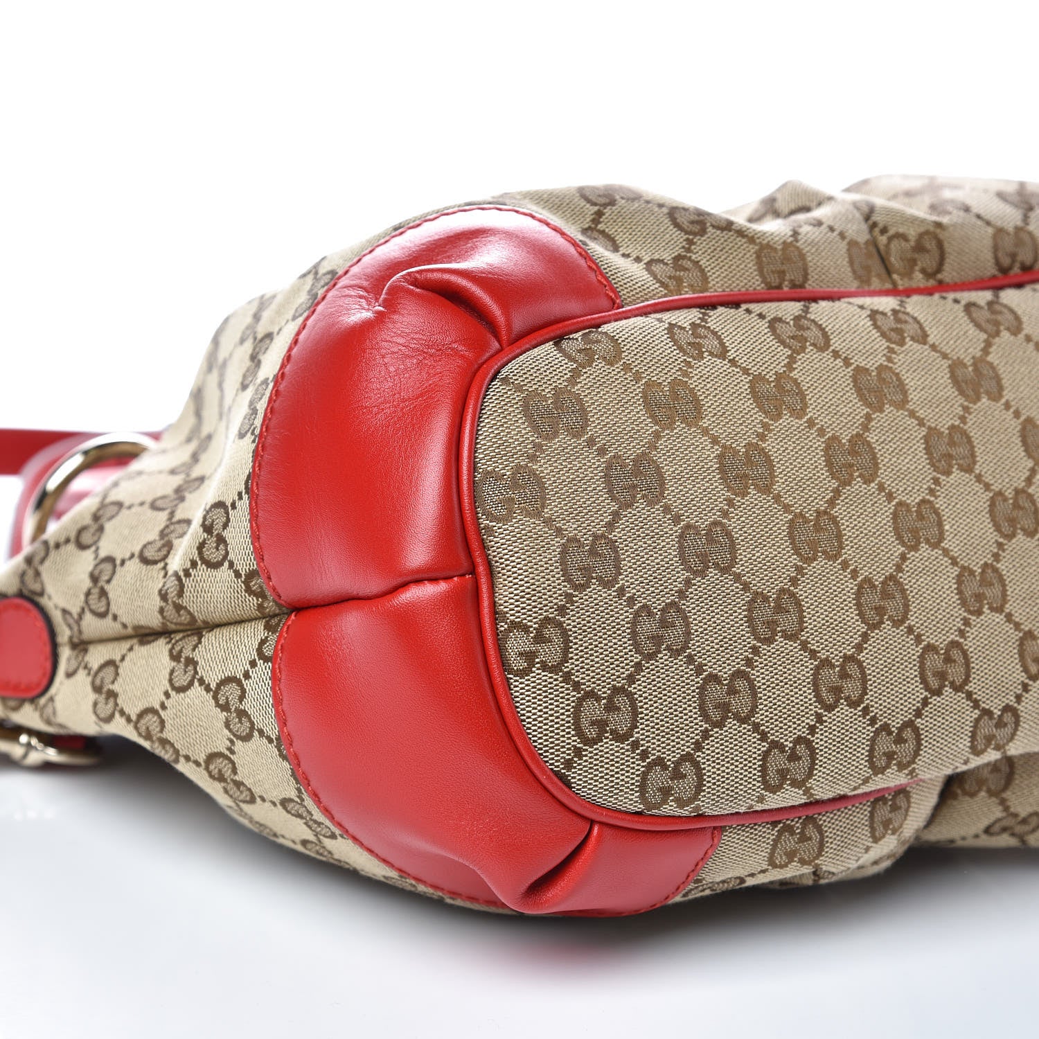 Gucci Monogram Medium Sukey Top Handle Red 5 of 10