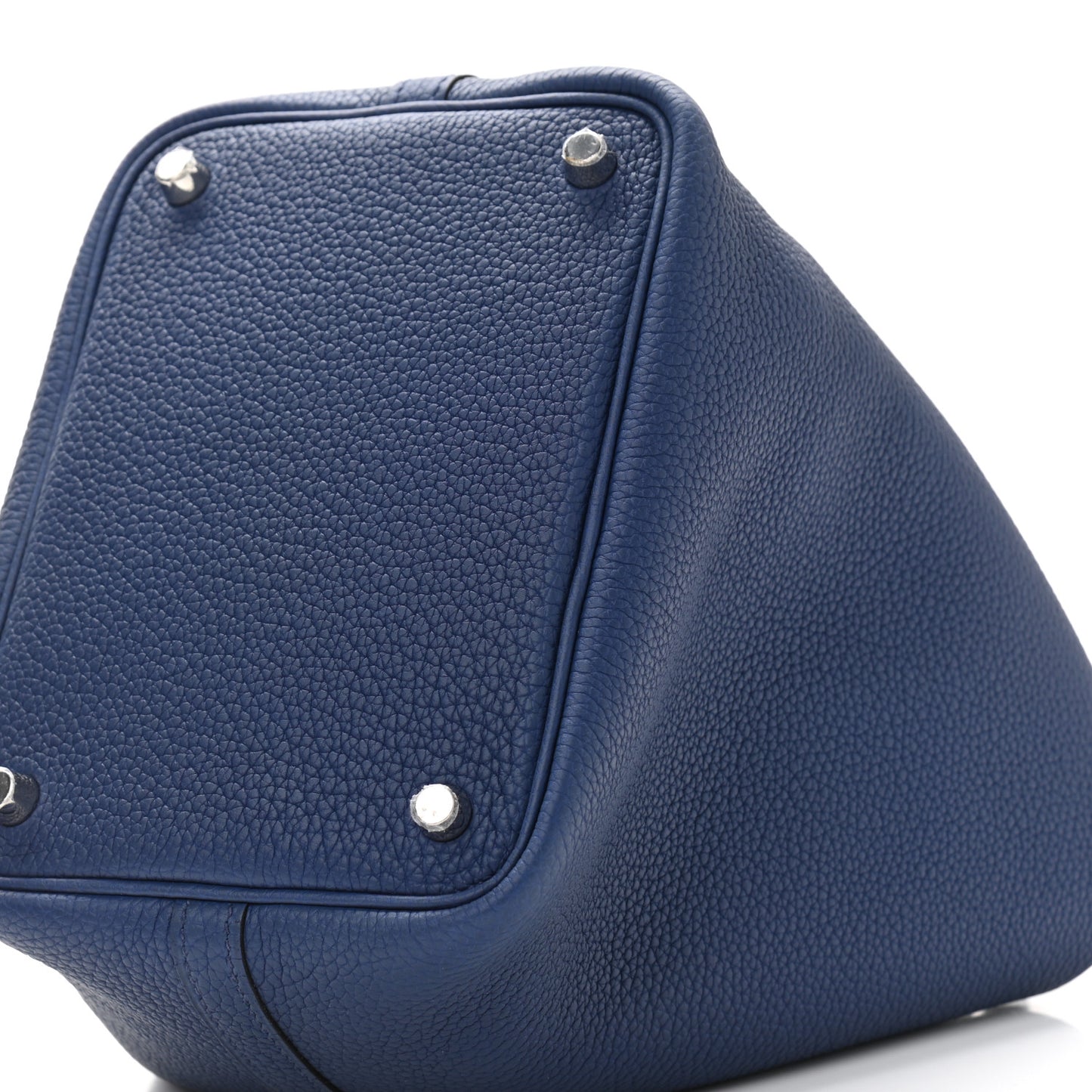 Taurillon Clemence Picotin Lock 18 PM Bleu Saphir