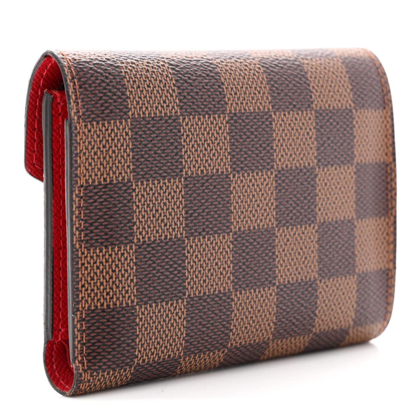 Damier Ebene Victorine Wallet Red