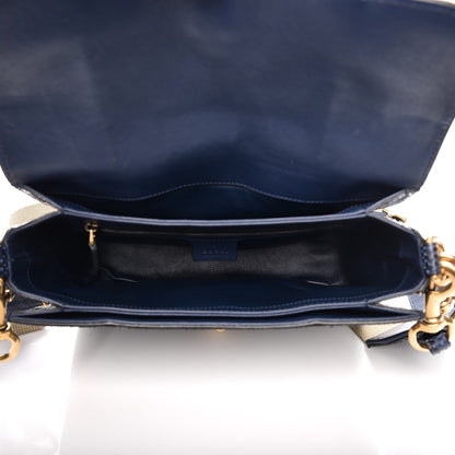 Gucci Soft Python Small Jackie Shoulder Bag Blue 5 of 8
