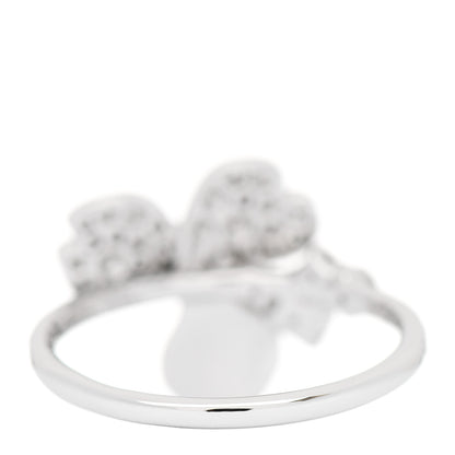 Tiffany Platinum Diamond Paper Flowers Mixed Cluster Ring 54 7 2 of 4
