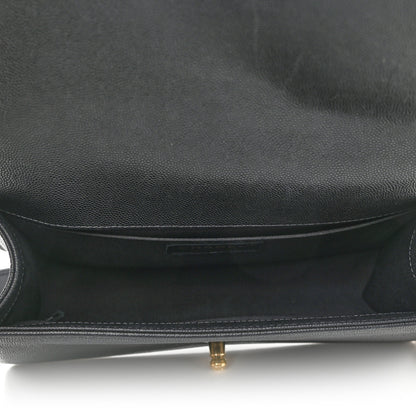 Chanel Caviar Quilted Medium Boy Flap Black 5 of 12