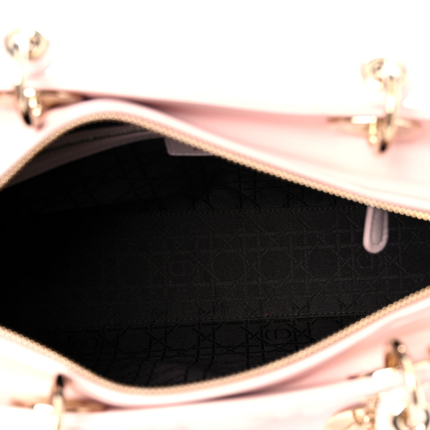 Lambskin Cannage Large Lady Dior Light Pink