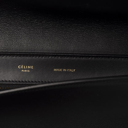 Celine Bullhide Calfskin Grained Nubuck Small Tri-Color Trapeze Medium Blue 7 of 11