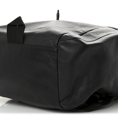 Louis Vuitton Calfskin Monogram Shadow Discovery Backpack Black 10 of 10