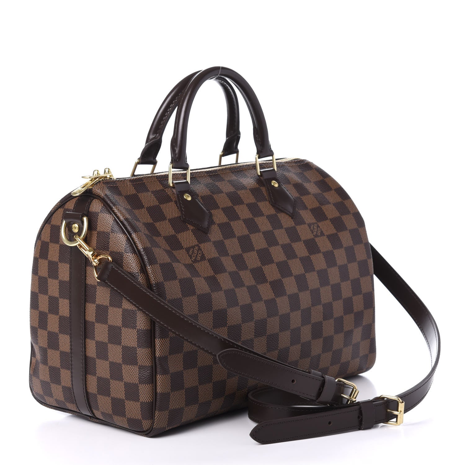 Louis Vuitton Damier Ebene Speedy Bandouliere 30 3 of 10