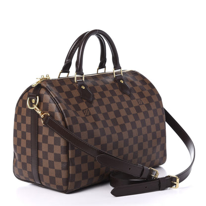 Louis Vuitton Damier Ebene Speedy Bandouliere 30 3 of 10