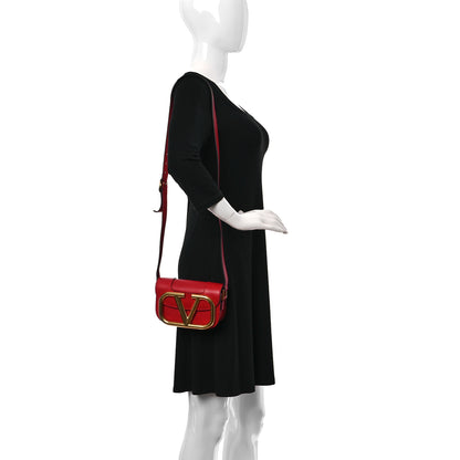 Valentino Garavani Calfskin Small Supervee Crossbody Bag Rouge Pur 2 of 9