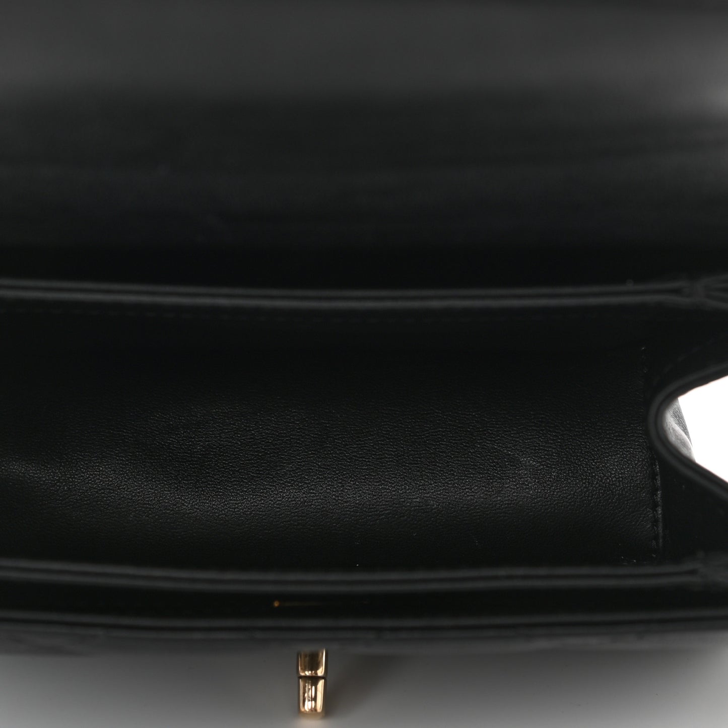 Calfskin Quilted Coco Lady Flap Black