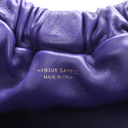Mansur Gavriel Lambskin Mini Cloud Clutch Viola 6 of 9