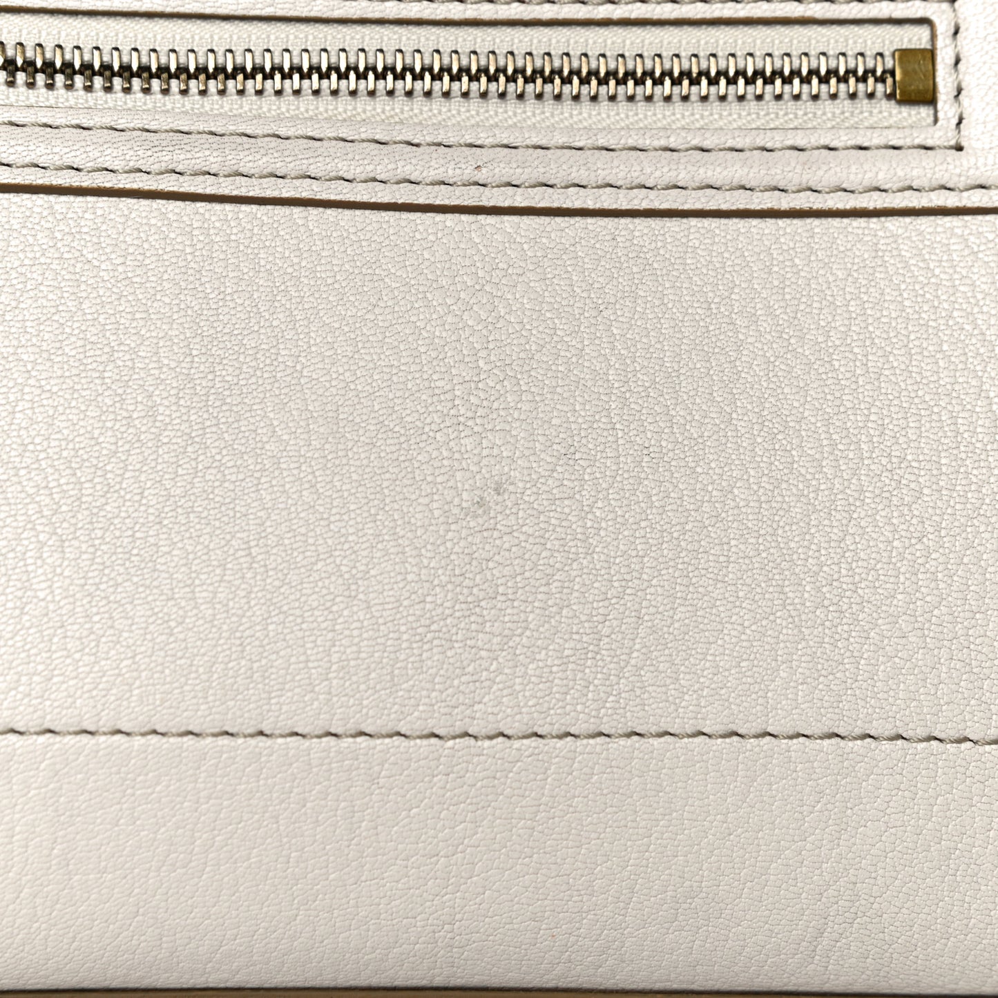 Goatskin Mini Luggage White
