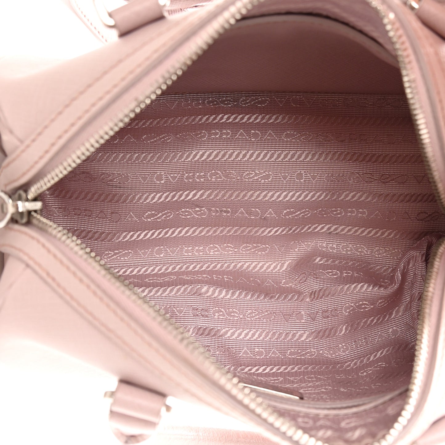 Saffiano Lux Top Handle Crossbody Bag Mughetto