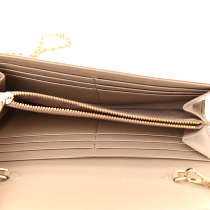 MCM Visetos Large Patricia Wallet On Chain Beige 5 of 10