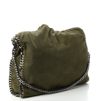 Stella McCartney Shaggy Deer Small Falabella Fold Over Tote Olive 4 of 10