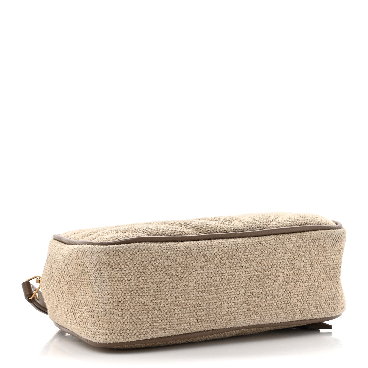 Saint Laurent Canvas Matelasse Monogram Lou Belt Bag Beige Taupe 4 of 13