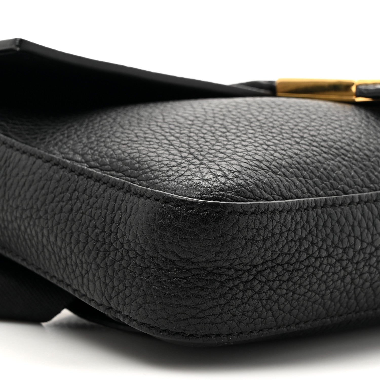 Fendi Cuoio Romano Selleria Belt Baguette Bag Black 10 of 10