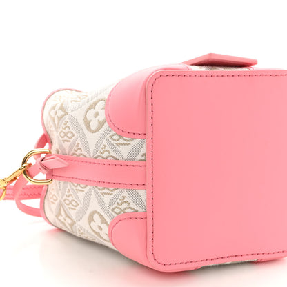 Louis Vuitton Jacquard Since 1854 Noe Purse Ecru Beige Pink 9 of 10