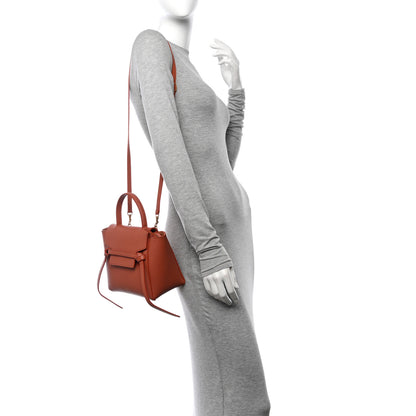 Celine Grained Calfskin Nano Belt Bag Terracotta 2 of 10