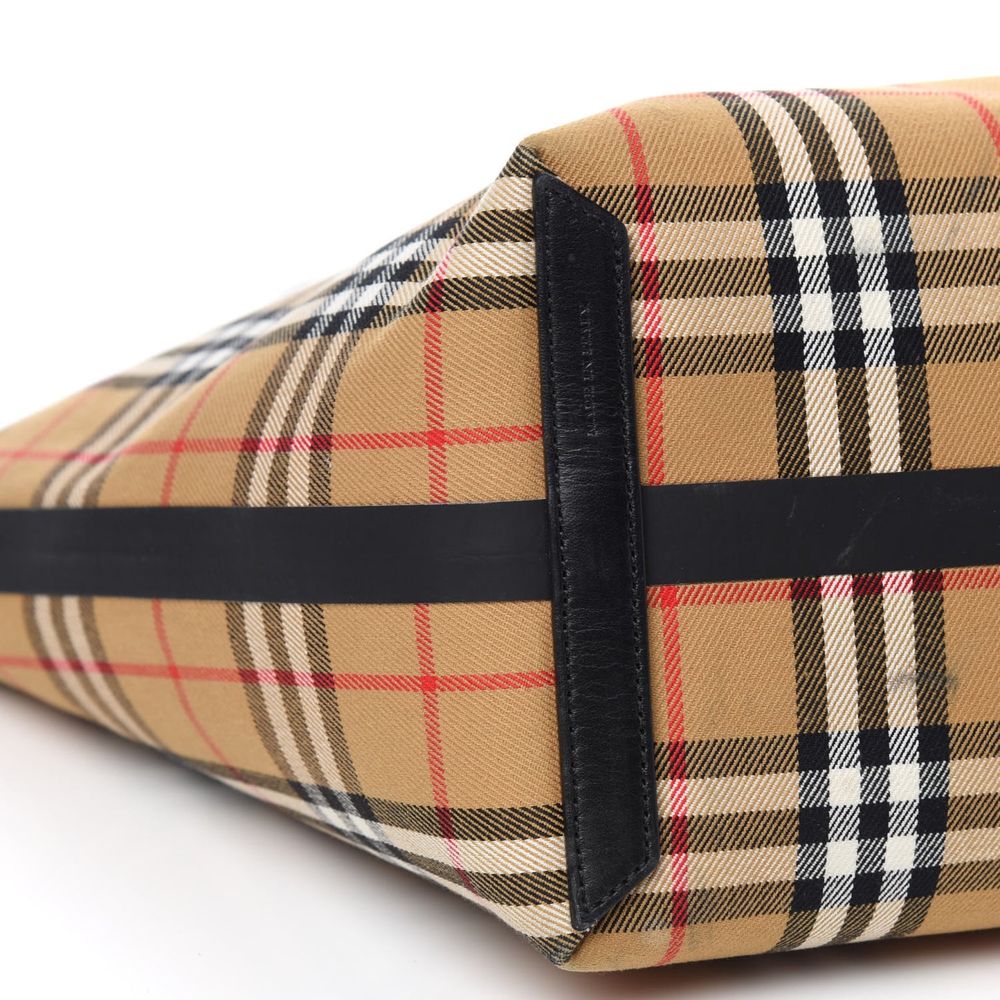 Vintage Check Medium The Giant Reversible Tote Antique Yellow Bright Red