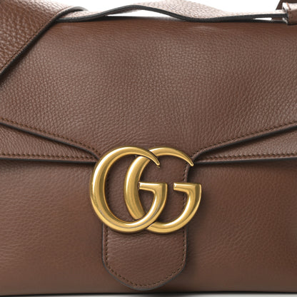 Gucci Cellarius Calfskin GG Marmont Shoulder Bag Nut Brown 8 of 14