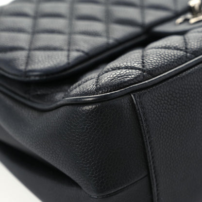 Chanel Caviar Quilted Medium Rock In Rome Single Flap Black 8 of 21