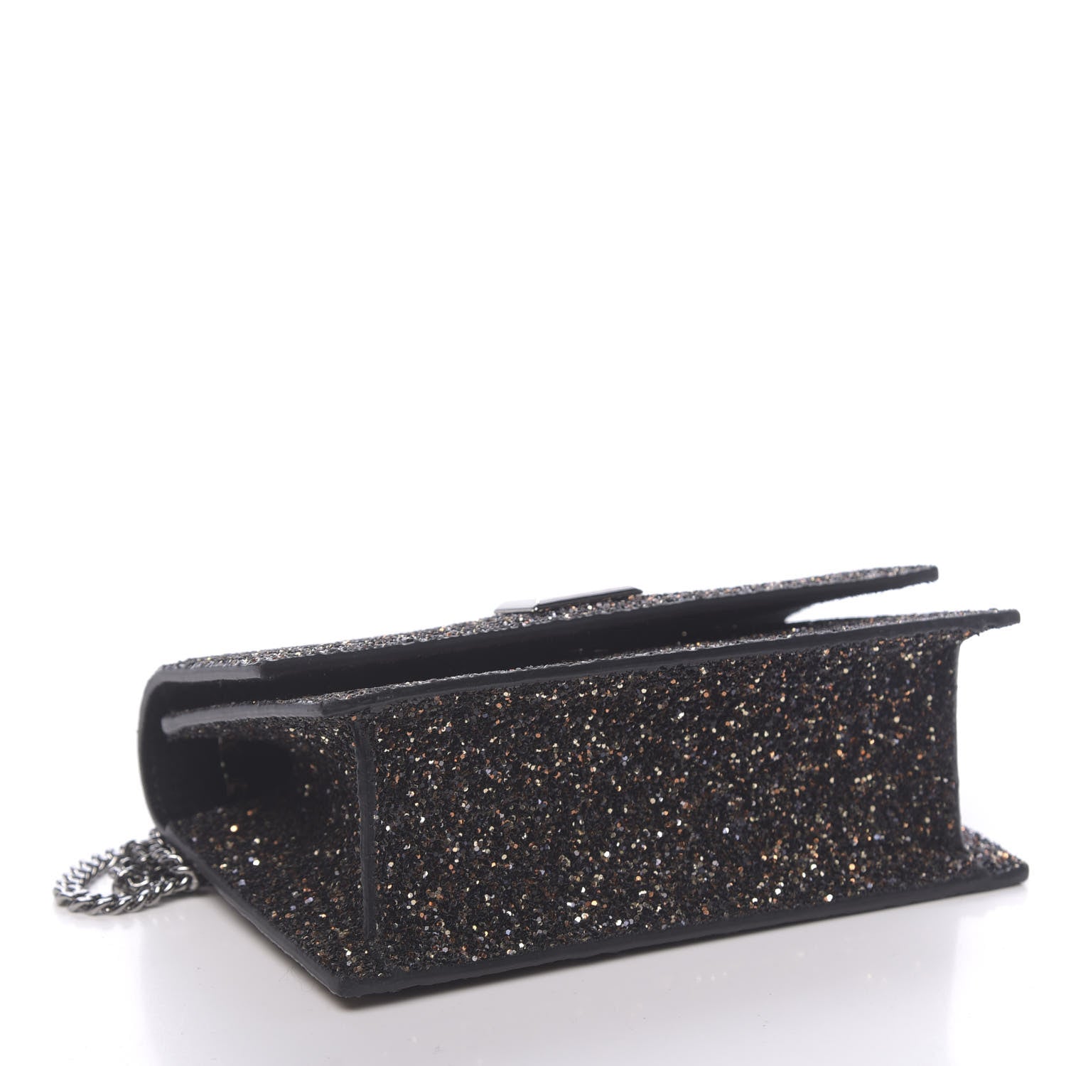 Jimmy Choo Glitter Fabric Leni Mini Shoulder Bag Amethyst 4 of 11
