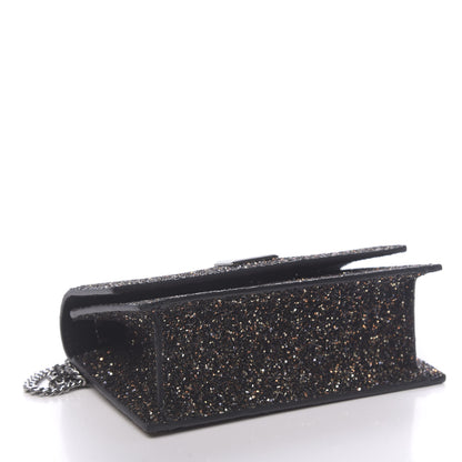 Jimmy Choo Glitter Fabric Leni Mini Shoulder Bag Amethyst 4 of 11