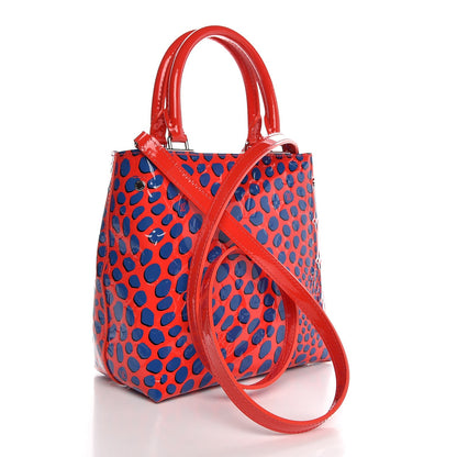Louis Vuitton Vernis Jungle Dots Open Tote Coquelicot Denim 4 of 8