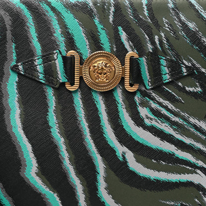 Versace Calfskin Tiger Medusa Biggie Clutch Multicolor 7 of 8