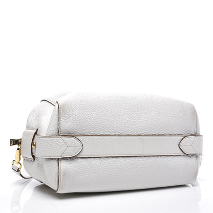 Prada Vitello Daino Medium Top Handle Bag White 3 of 13
