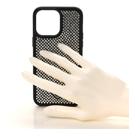 Prada Satin Crystal iPhone 14 Pro Max Case Cristal 2 of 5