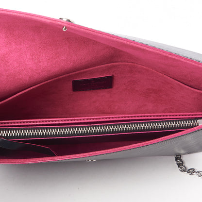 Louis Vuitton Epi Pochette Felicie Black Hot Pink 5 of 9