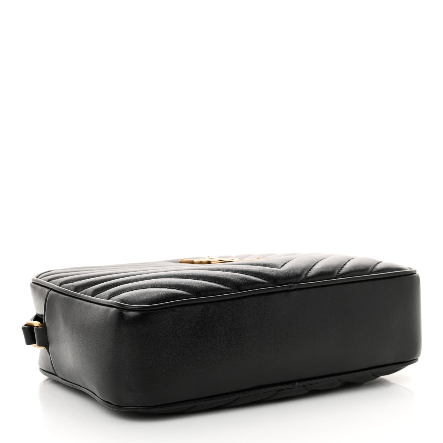 Calfskin Matelasse Monogram Lou Camera Bag Black