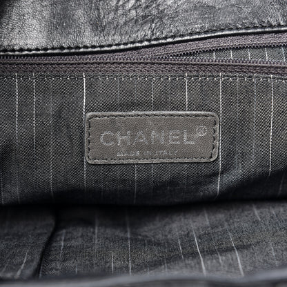 Chanel Lambskin In and Out XL Maxi Flap Black 6 of 16