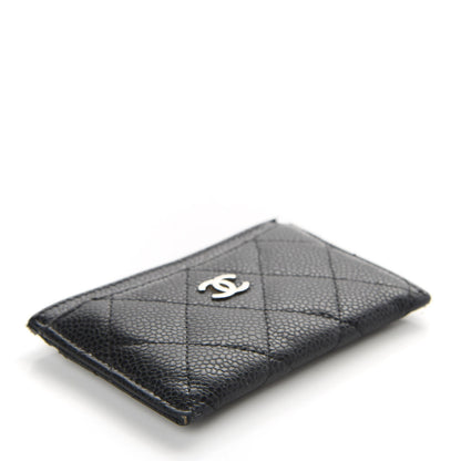 Chanel Caviar Quilted Card Holder Black 4 of 7
