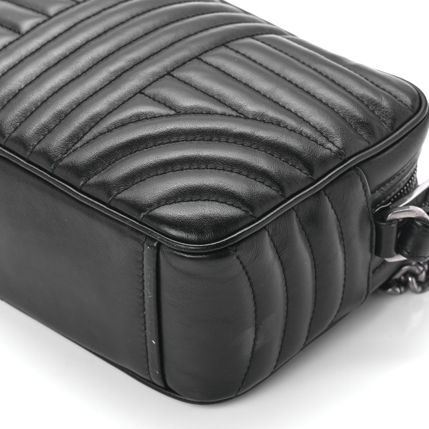 Prada Soft Calfskin Diagramme Camera Bag Black 11 of 11
