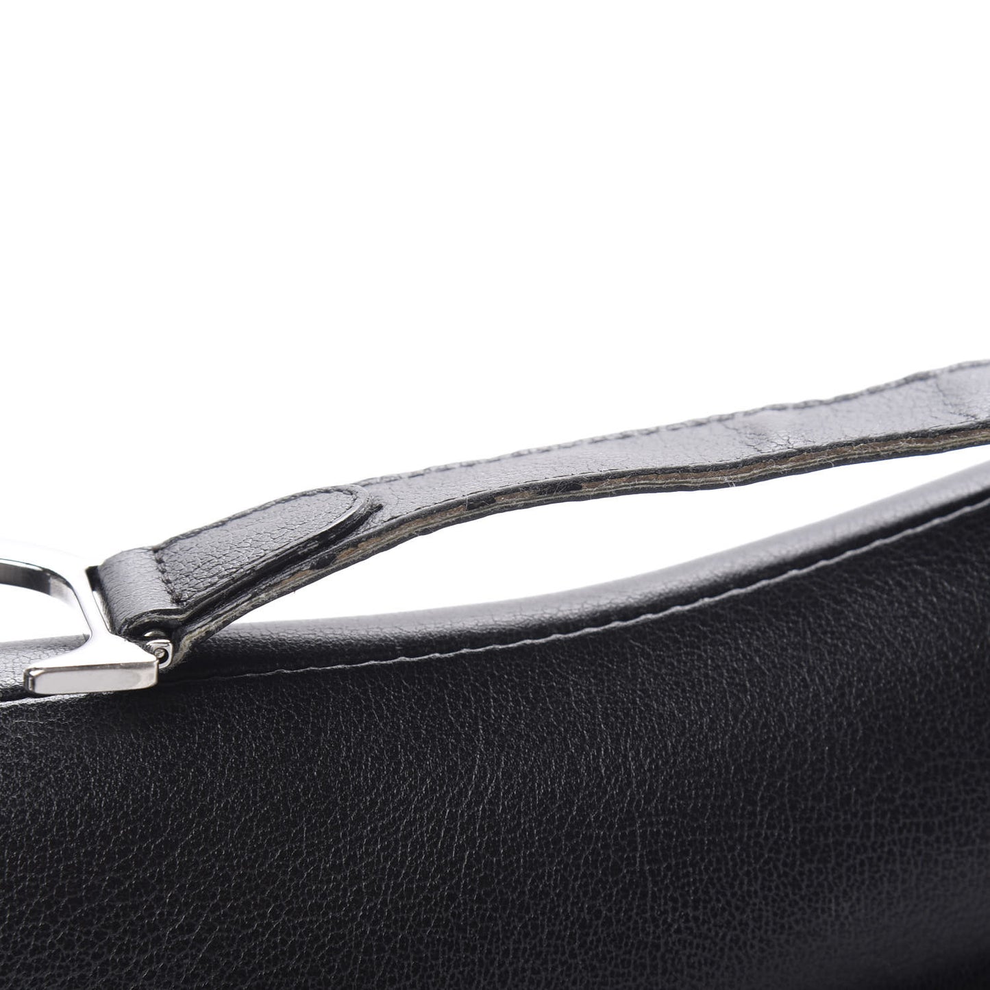 Calfskin Saddle Bag Black