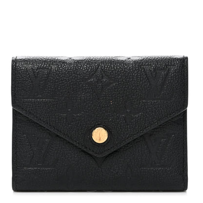 Louis Vuitton Empreinte Victorine Wallet Black 1 of 9