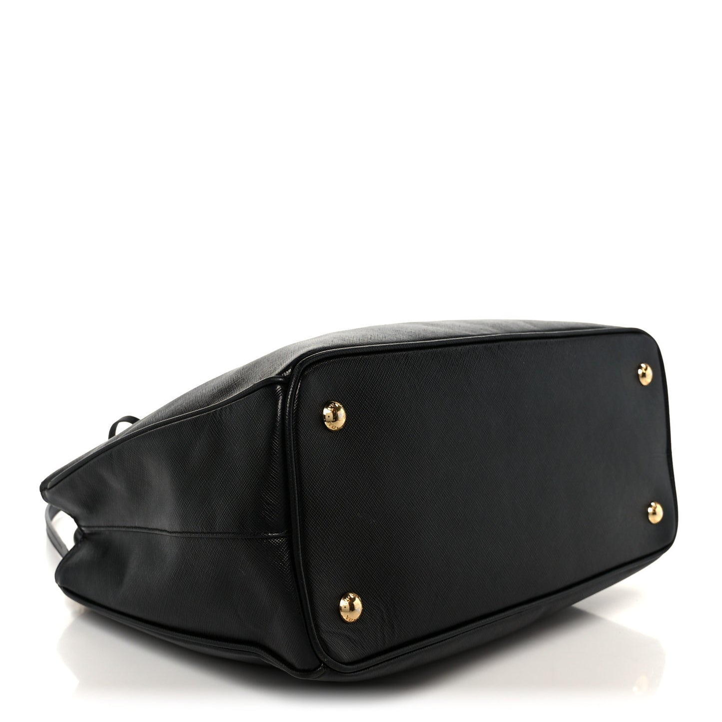 Saffiano Lux Medium Tote Black