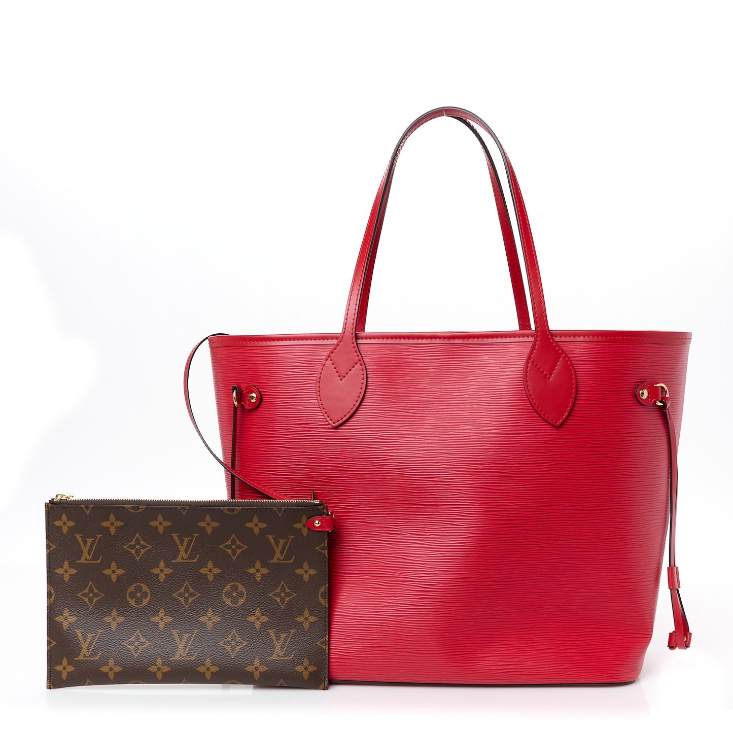 Epi Monogram Neverfull MM Castillan Red