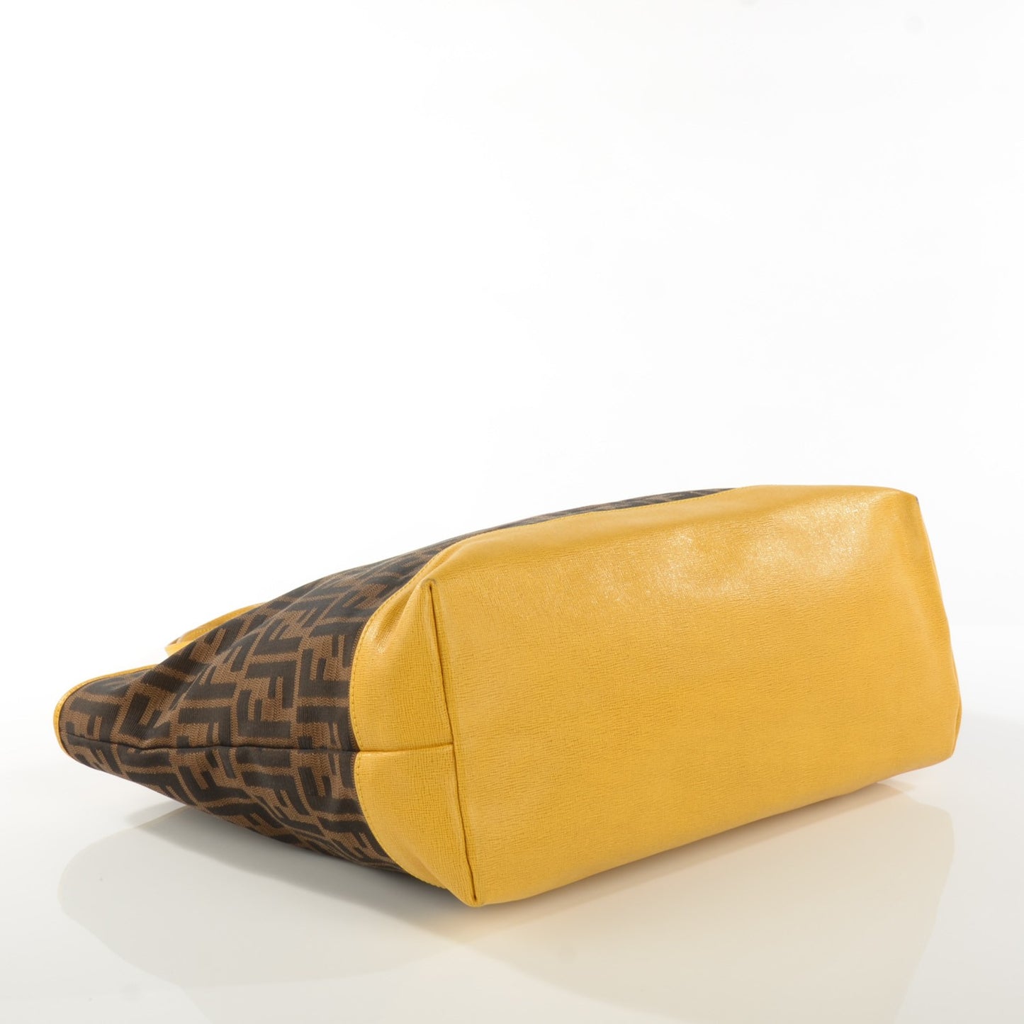 Zucca Vitello Elite Roll Tote Tobacco Yellow