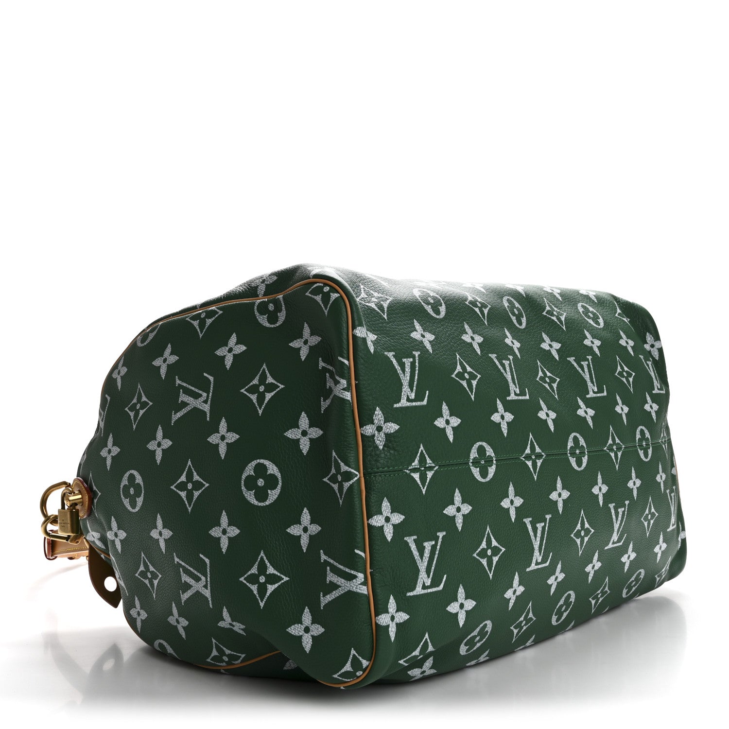Louis Vuitton Calfskin Monogram Speedy P9 Bandouliere 50 Green 4 of 10
