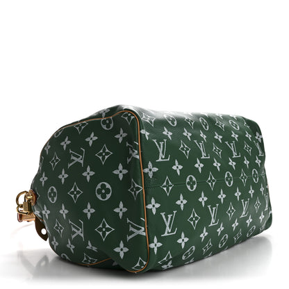 Louis Vuitton Calfskin Monogram Speedy P9 Bandouliere 50 Green 4 of 10