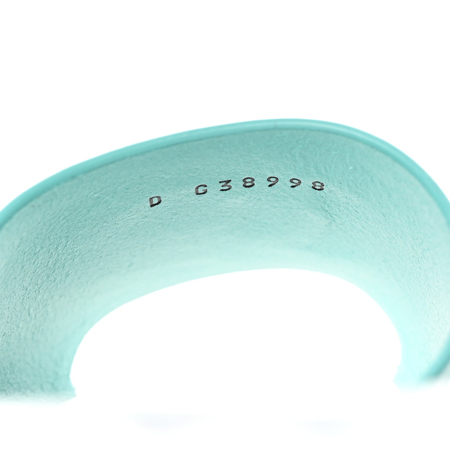 Calfskin CC Mules 38.5 Turquoise White
