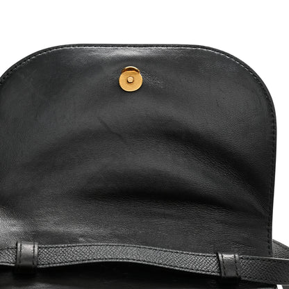 Balenciaga Grained Calfskin Logo Print Ville Day Bag XS Black 10 of 10