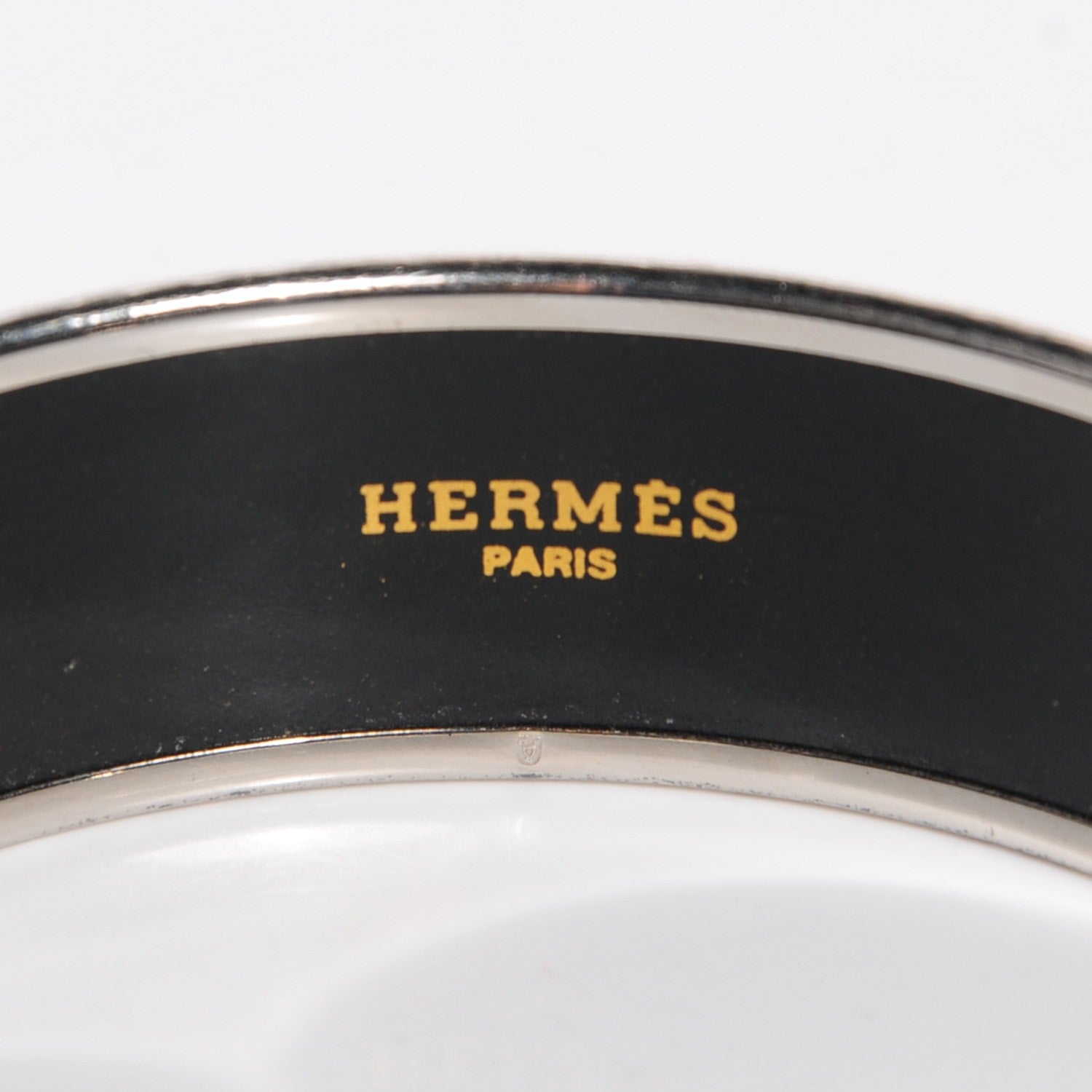Hermes Enamel Printed Alphabet Russe Wide Bracelet 65 Turquoise Bleu Kaki Jaune 3 of 5
