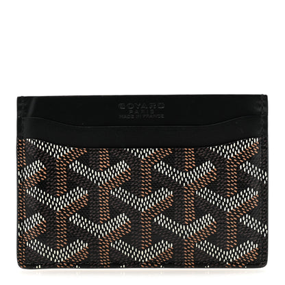 Goyard Goyardine Saint Sulpice Card Holder Black 1 of 8