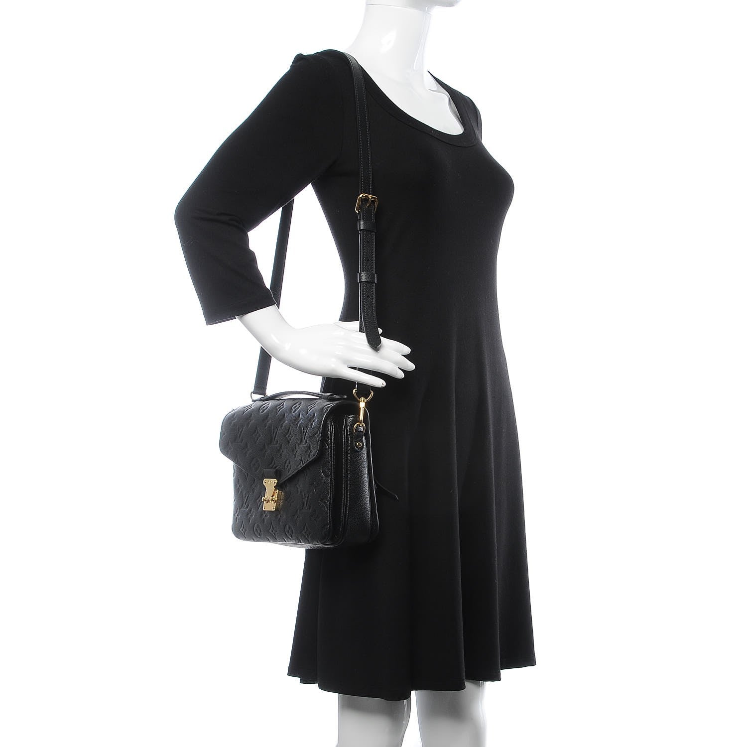 Louis Vuitton Empreinte Pochette Metis Black 2 of 8