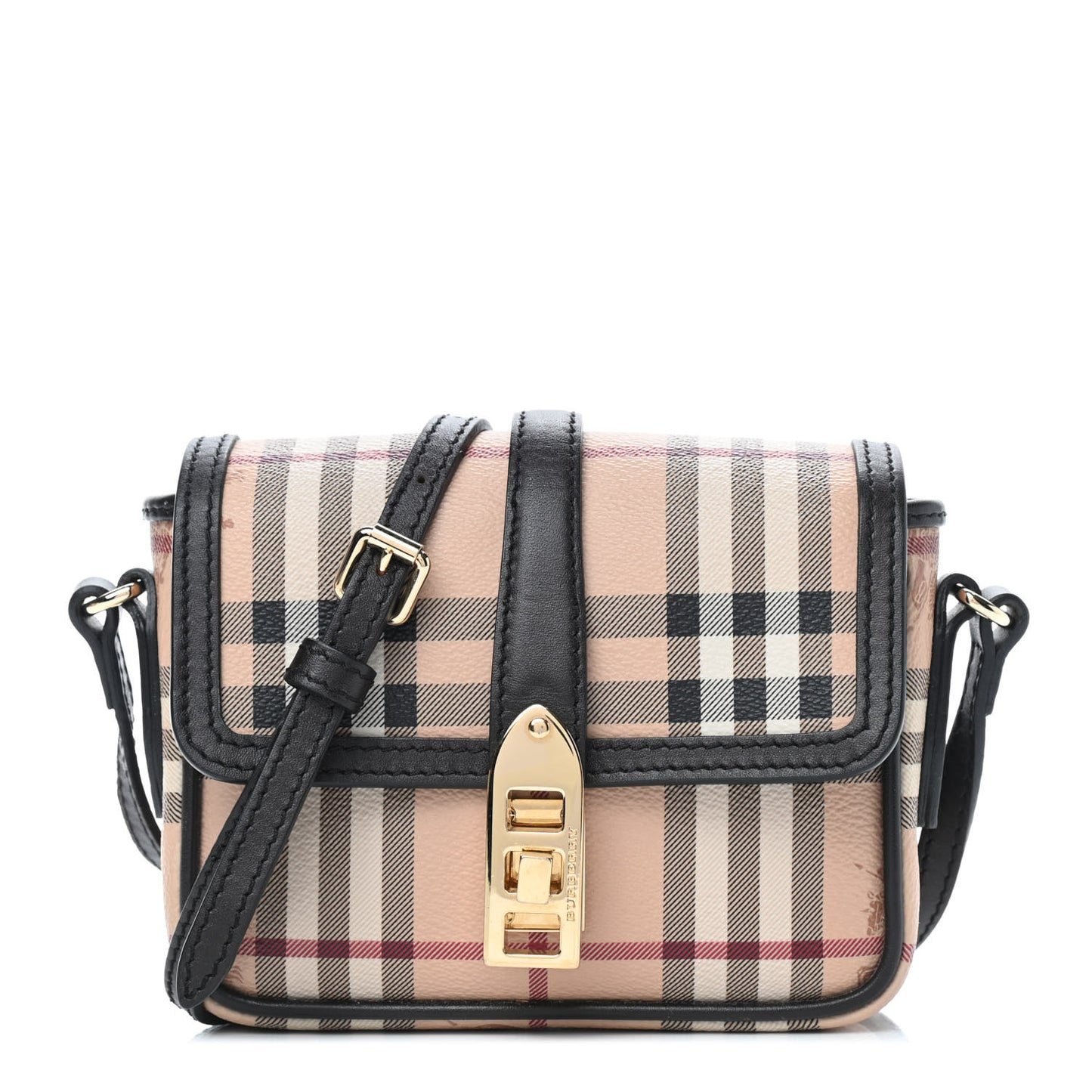 Haymarket Check Mini Berkeley Crossbody Black