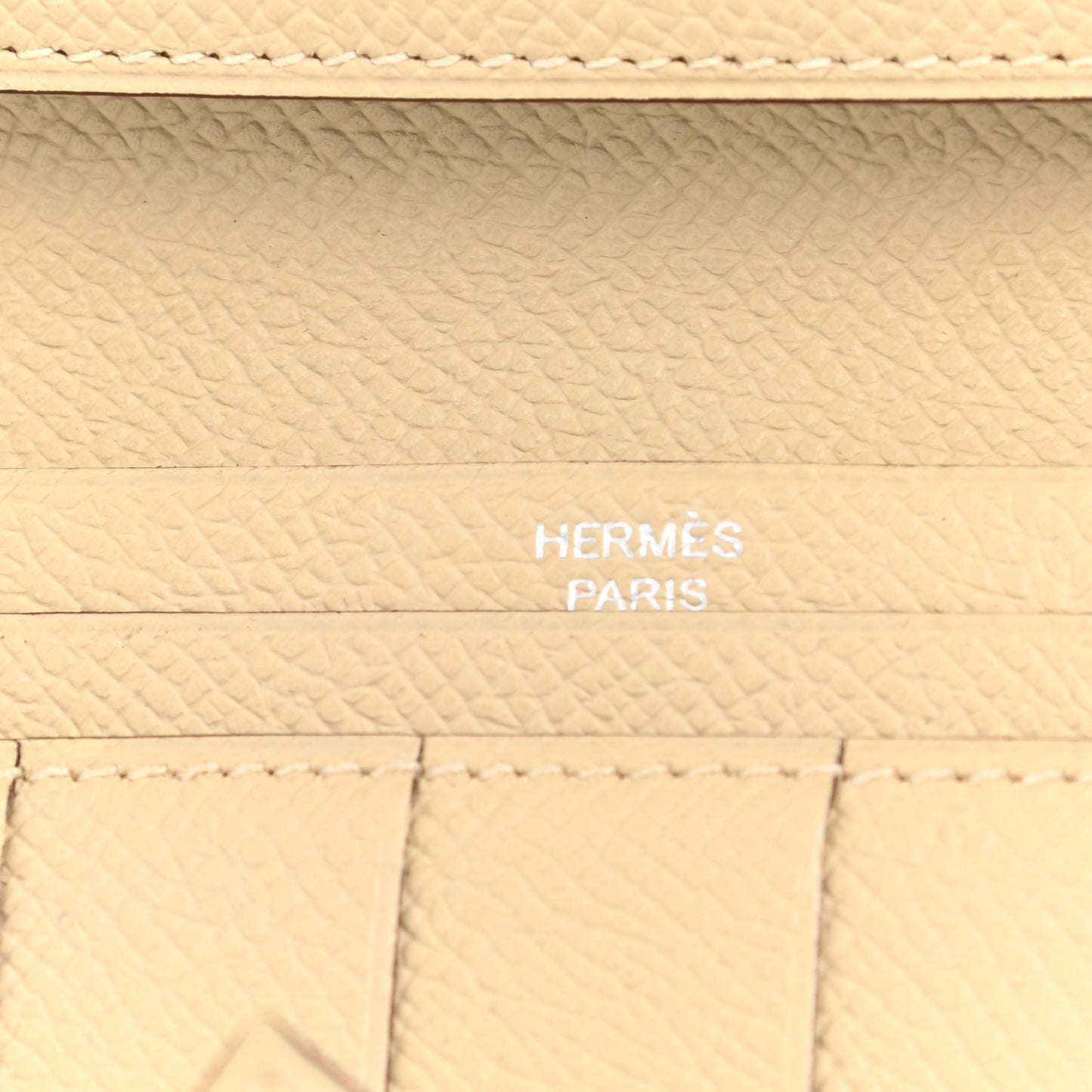 Epsom Bi-Color Bearn Gusset Wallet Alezan Parchemin